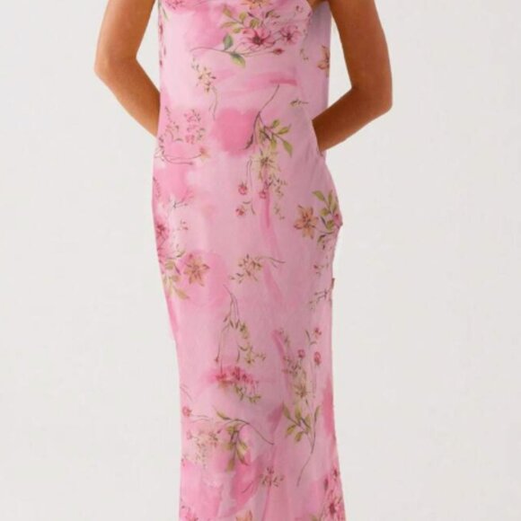 Womens Floral Strapless Dress Y2k Backless Sleeveless Tube Maxi Long Dresses Sex - Picture 3 of 4